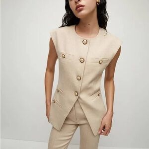 Veronica Beard Tamara Vest- New With Tags